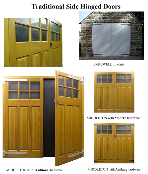 side hinged timber door details